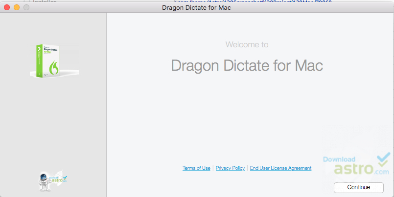 Dragon mac dictate